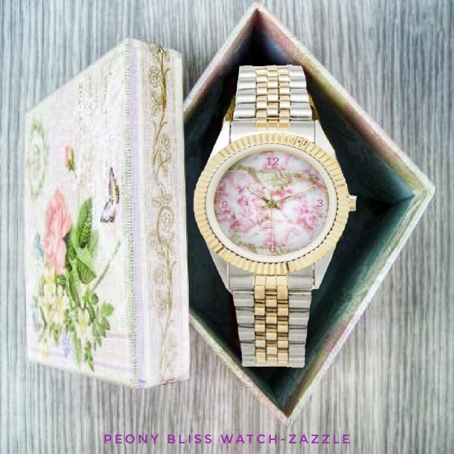 Reloj De Pulsera Peony Bliss (Subido por el creador)