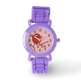 Reloj De Pulsera Pepperoni Tony Time Cute Pizza Personalizado Fun