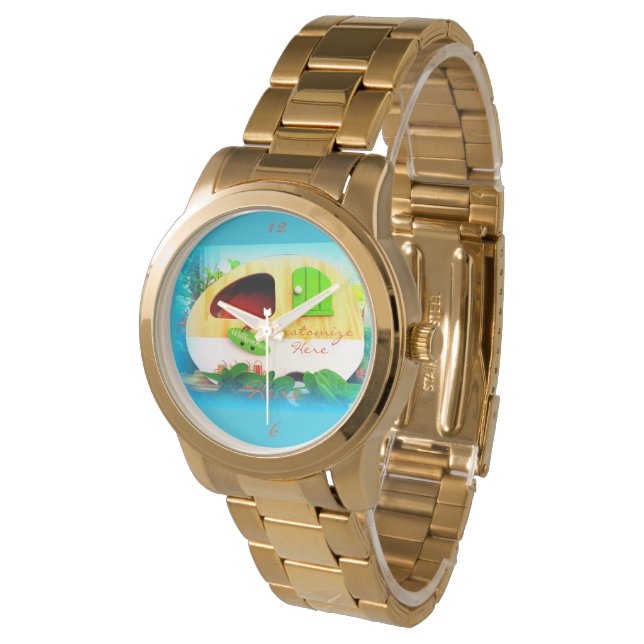 Reloj De Pulsera pequeña casa de caravana gitana (Angular)