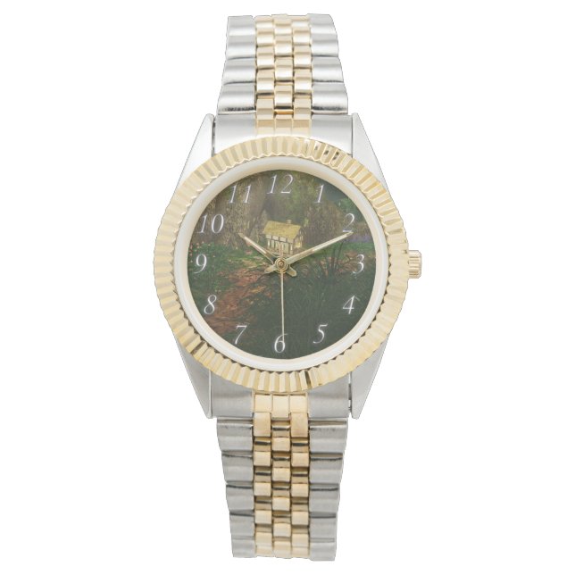 Reloj De Pulsera Pequeña casa en el Big Woods Watch (Anverso)