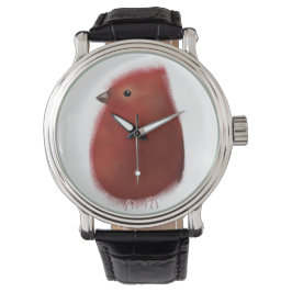 Reloj De Pulsera Pequeño ave roja