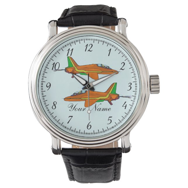 Reloj De Pulsera Pequeño avión Jet Crossover (Anverso)