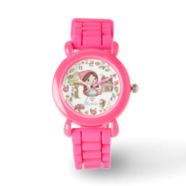 Reloj De Pulsera Pequeño Caperucita Roja Cute caprichoso