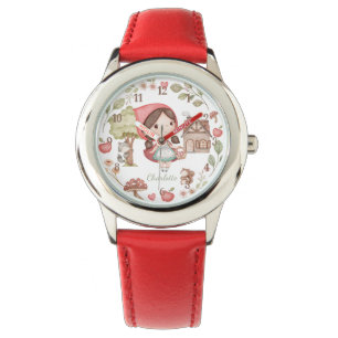 Reloj De Pulsera Pequeño Caperucita Roja Cute caprichoso
