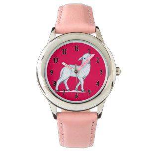 Reloj De Pulsera Pequeño cordero blanco