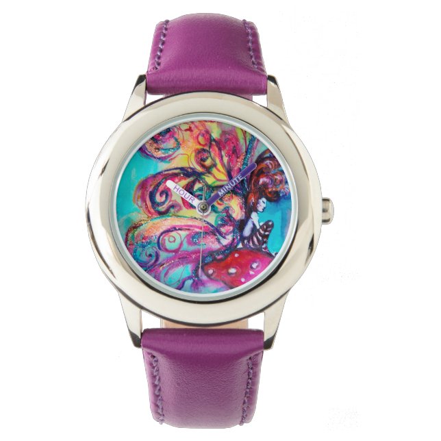 Reloj De Pulsera PEQUEÑO ELF DE MUSHROOMS Fantasía (Anverso)