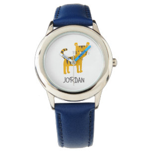 Reloj De Pulsera Pequeño Hombre   Tira de remolque de tigre