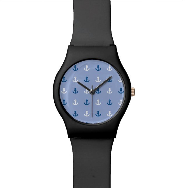 Reloj De Pulsera Pequeño modelo lindo del ancla (De cerca)