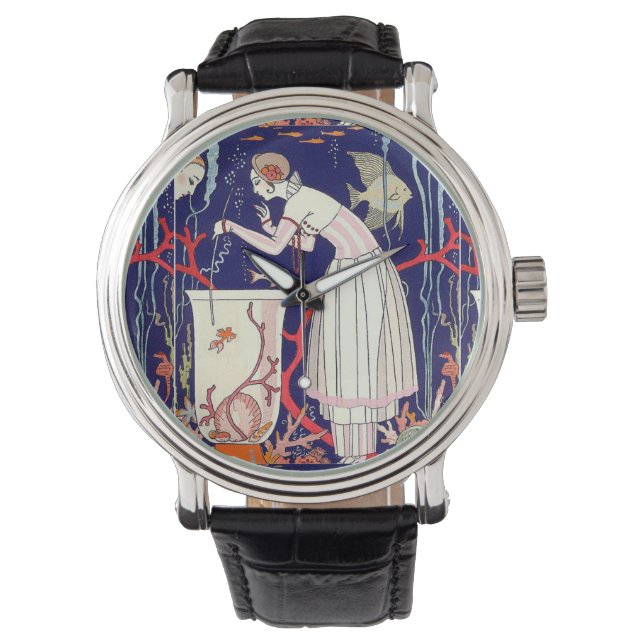 RELOJ DE PULSERA PEQUEÑO PESCADO, BELLEZA MODA (Anverso)