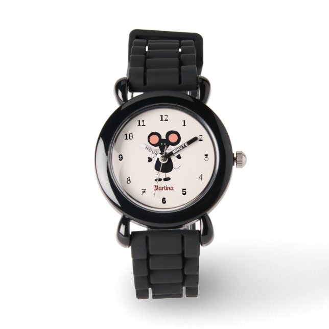 Reloj De Pulsera Pequeño ratón (Anverso)