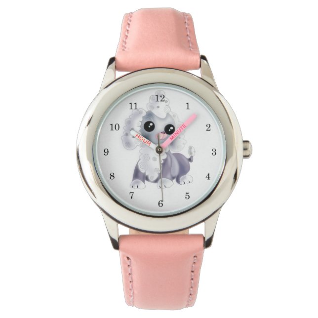 Reloj De Pulsera Pequeño regalo de observación de cachorros (Anverso)