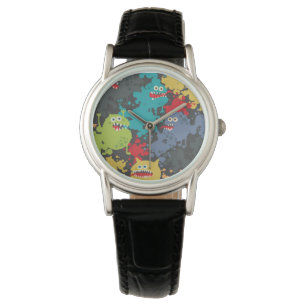 Reloj De Pulsera Pequeños monstruos graciosos