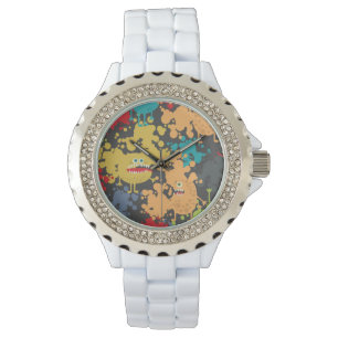 Reloj De Pulsera Pequeños monstruos graciosos