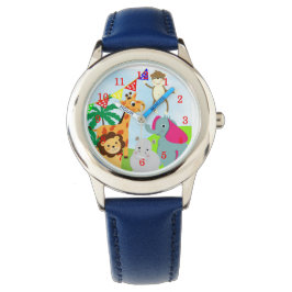 Reloj De Pulsera Pequeños niños Personalizados Jungle Animales dive