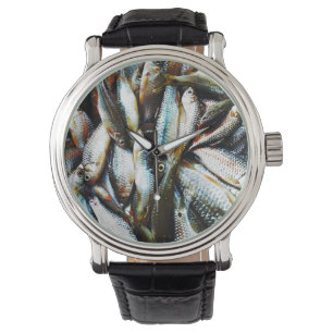 Reloj De Pulsera Pequeños pescados blancos