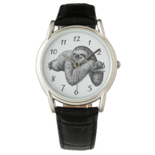 Reloj De Pulsera Pereza en árbol