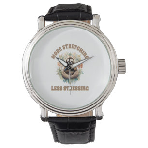Reloj De Pulsera Perezoso Más Estiramiento Menos Estrés