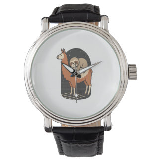 Reloj De Pulsera Perezoso montando Llama