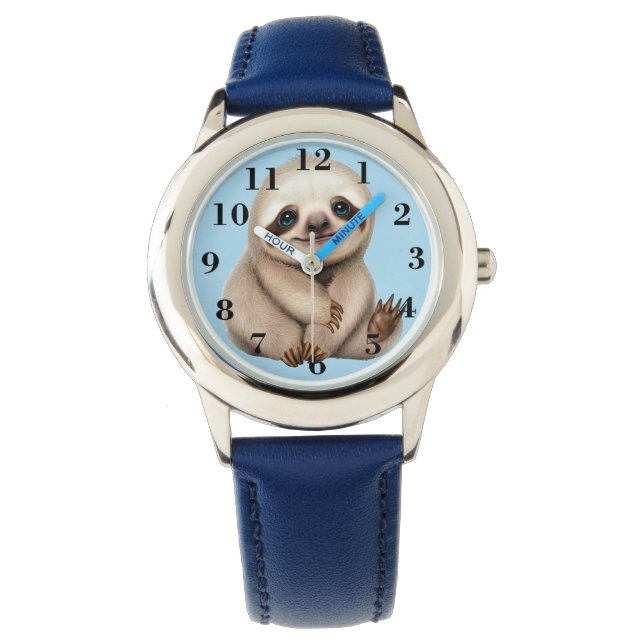 Reloj De Pulsera Perezoso Numerado  (Anverso)