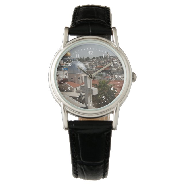 Reloj De Pulsera Perfil de la antigua Jerusalén (Anverso)
