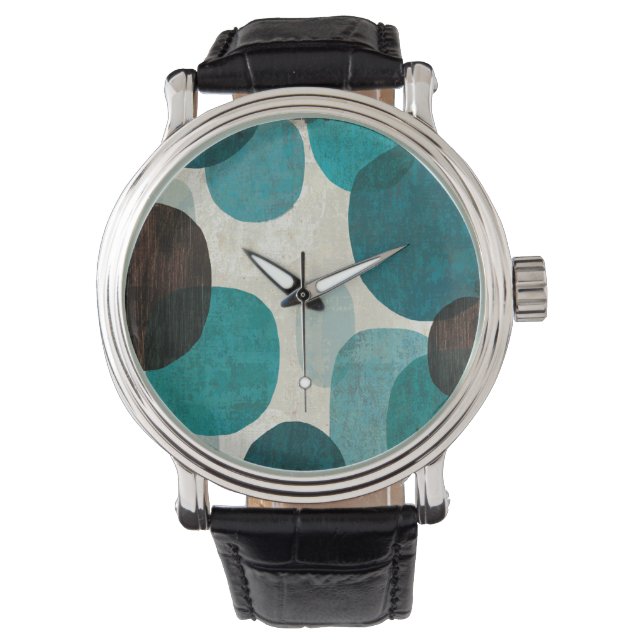 Reloj De Pulsera Perforaciones azules (Anverso)