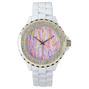 Reloj De Pulsera Perforaciones coloridas 