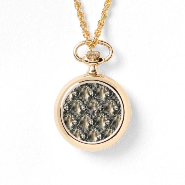 Reloj De Pulsera Perlas doradas (Anverso)