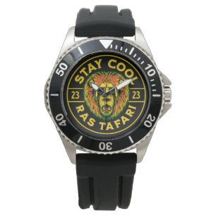 Reloj De Pulsera Permanecer Guay Rasta Watch