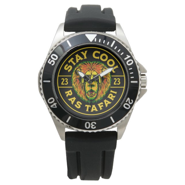 Reloj De Pulsera Permanecer Guay Rasta Watch (Anverso)