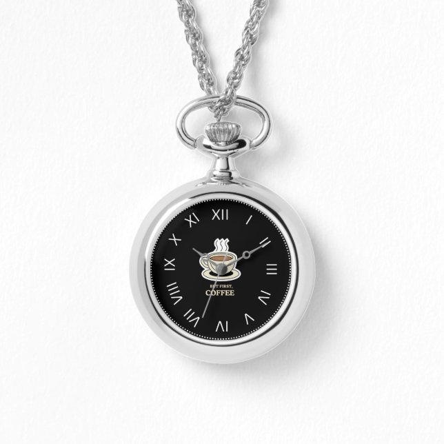 Reloj De Pulsera Pero en primer lugar, el café es gracioso para los (Anverso)