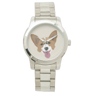 Reloj De Pulsera Perrito del Corgi