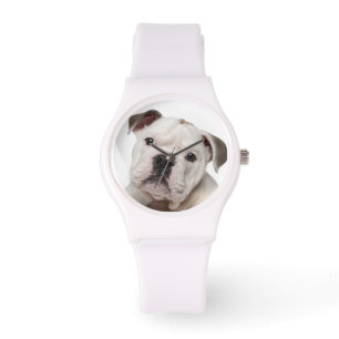Reloj De Pulsera Perrito inglés del bulldog (2 meses)