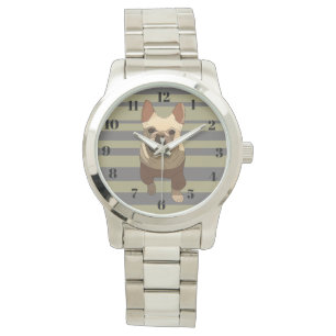 Reloj De Pulsera Perrito lindo, Rayado
