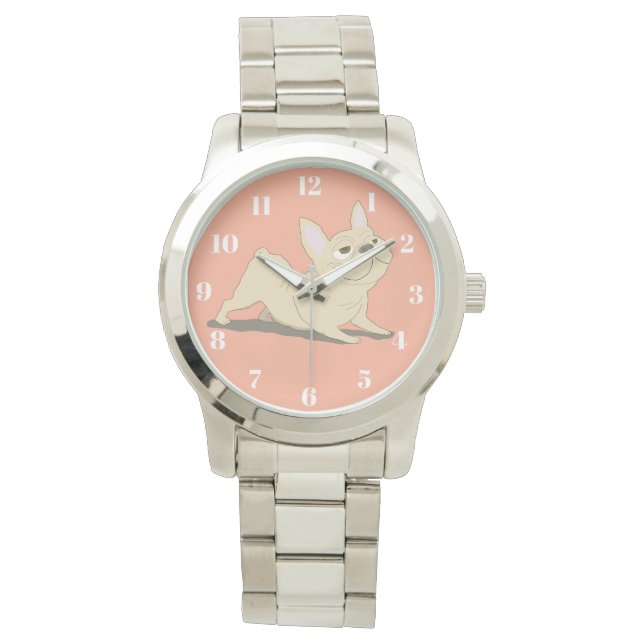 Reloj De Pulsera perro boca abajo (Anverso)