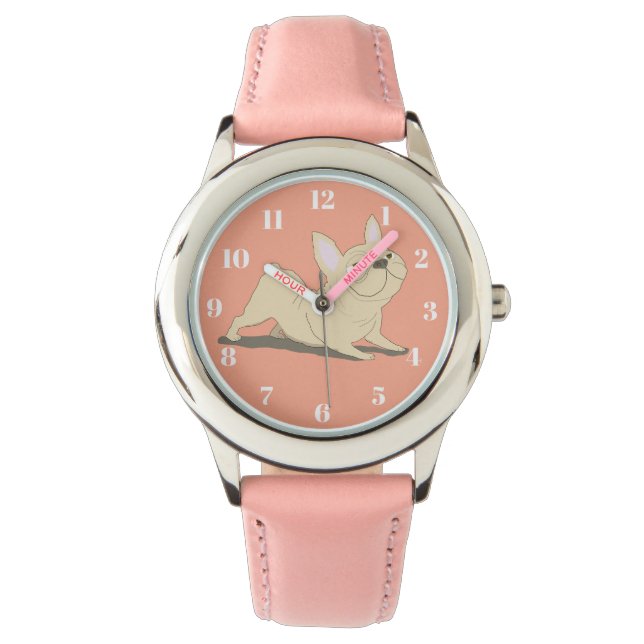 Reloj De Pulsera perro boca abajo (Anverso)