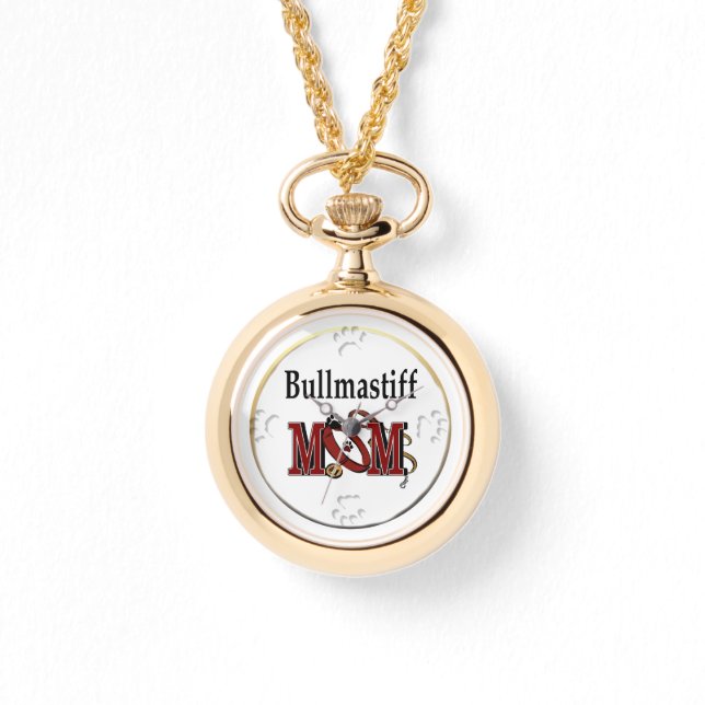 Reloj De Pulsera Perro Bullmastiff MOM (Anverso)