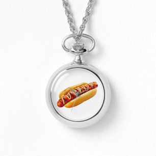 Reloj De Pulsera perro caliente de SlipperyJoe's con vibra de BBQ d