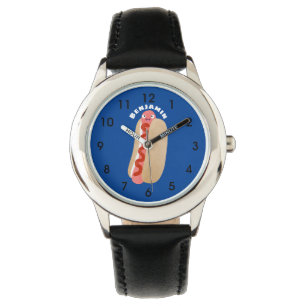 Reloj De Pulsera Perro caliente divertido lindo personalizado Weine