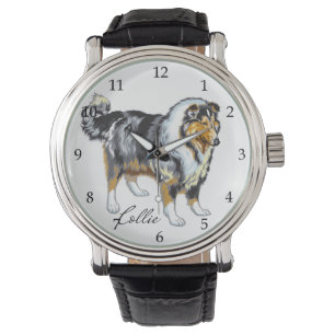 Reloj De Pulsera perro collie