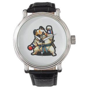 Reloj De Pulsera perro conoce a karate