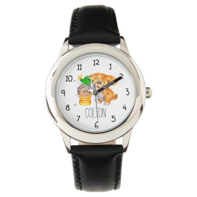 Reloj De Pulsera Perro Cute (Anverso)
