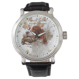 Reloj De Pulsera Perro de aves, caza de leña