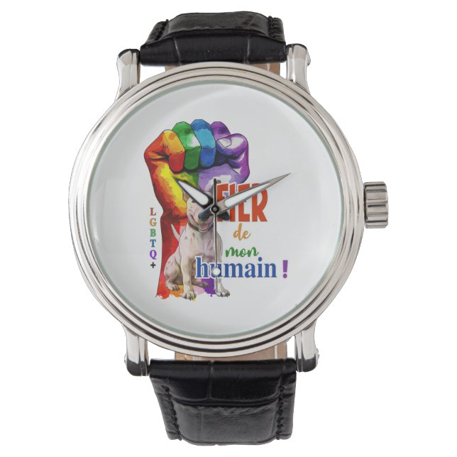 Reloj De Pulsera Perro de Bullterrier en miniatura (Anverso)