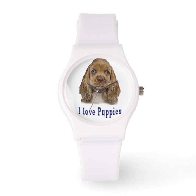 Reloj De Pulsera Perro de cachorro (Anverso)