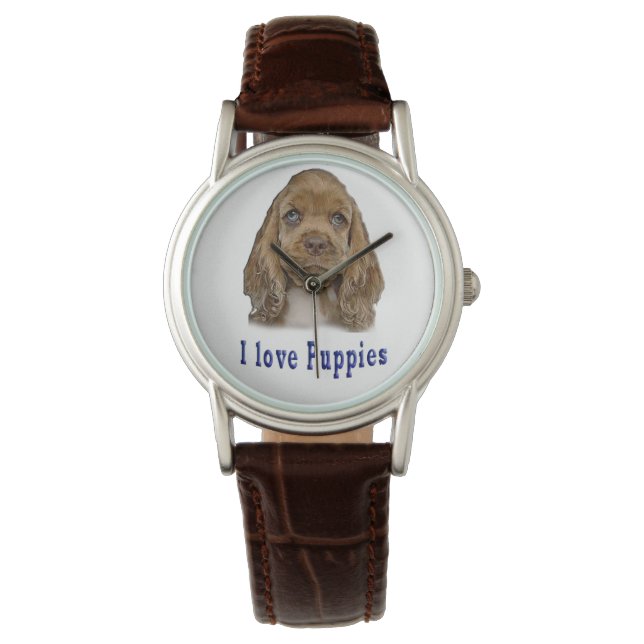 Reloj De Pulsera Perro de cachorro (Anverso)