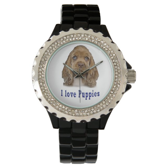 Reloj De Pulsera Perro de cachorro (Anverso)