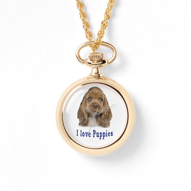Reloj De Pulsera Perro de cachorro (Anverso)