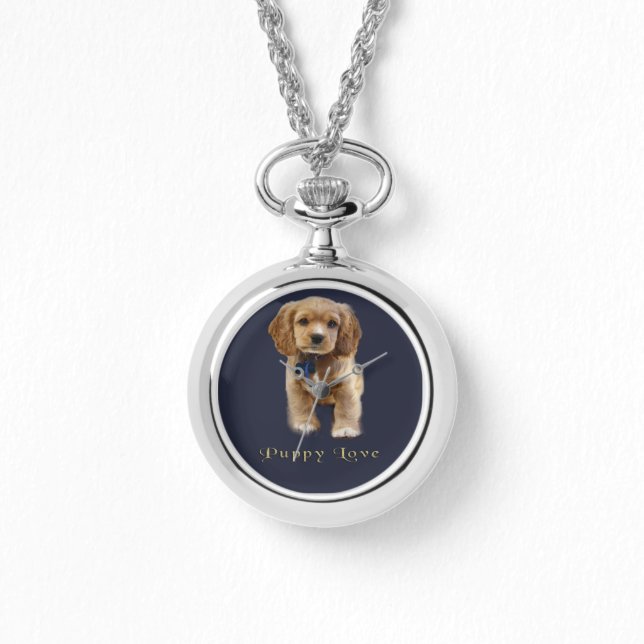 Reloj De Pulsera Perro de cachorro Watch (Anverso)