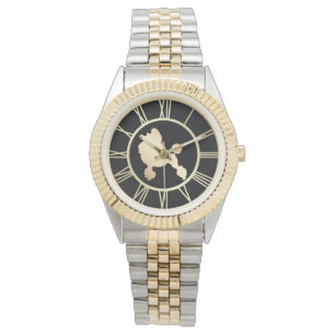 Reloj De Pulsera Perro de cangrejo de oro