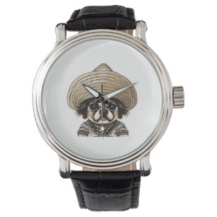 Reloj De Pulsera perro de color marrón